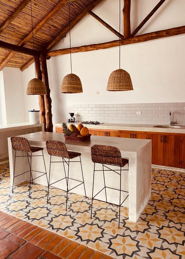 Casa Santo Domingo Guadalupe Santander Hotell Eksteriør bilde